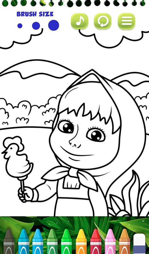 Masha Bear - Masha and The bear Coloring games APK do pobrania na Androida