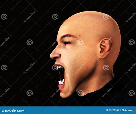 Very Angry Man Side Profile Stock Photos - Image: 15161943