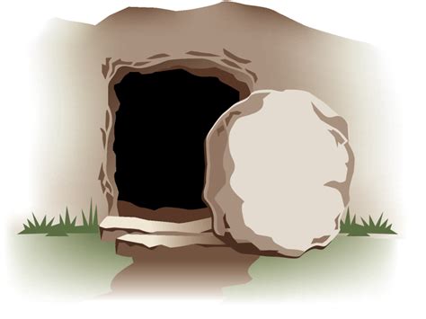 Empty tomb clipart stone, Empty tomb stone Transparent FREE for ...