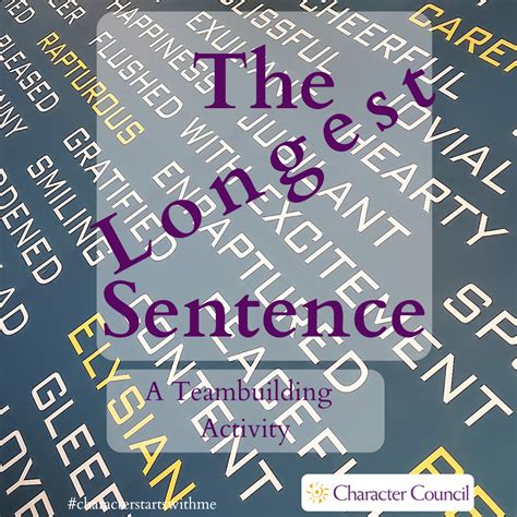 The Longest Sentence - Character Council