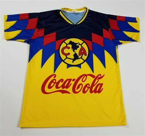 Club America Jersey Las Aguilas Black & Yellow Retro Soccer - Etsy