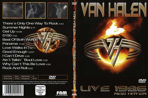 Capas Shows Internacional: Van Halen - Live 1986 New Haven