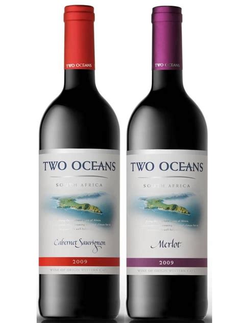 Leading South African wine brand Two Oceans is now sold exclusively in light-weight 350 gram ...