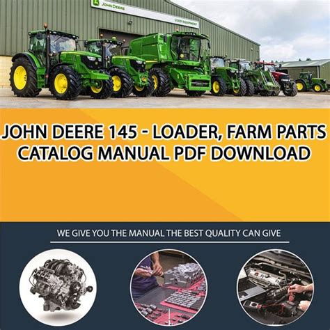 John Deere 145 - Loader, Farm Parts Catalog Manual Pdf Download ...