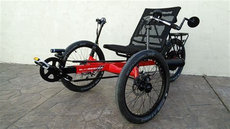 Utah Trikes - Red Sun Seeker Eco Tad SX Tadpole With Falco Electric Motor