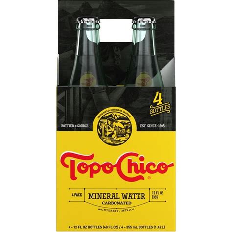 Topo Chico Mineral Water Glass Bottles (12 oz) - Instacart