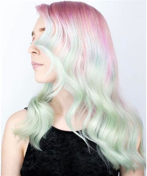 Pastel Hair Trends for Spring | Pastel hair, Green hair, Green hair dye