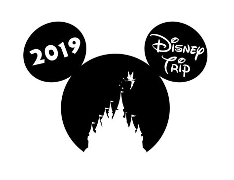 2019 Disney Trip - Mickey Ears - Instant Download - SVG FILES de MmShopStudio en Etsy | Disney ...