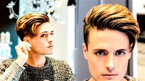 Mens Hair Modern Side Swept Texture Hairstyle Modern Quiff | Side swept hair men, Side swept ...