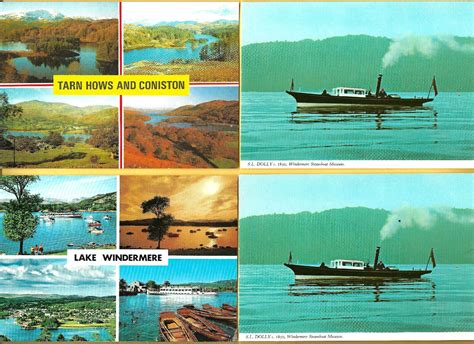House Clearance - 3 postcards of maps of the Lake District Unused | ITG ...