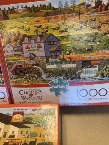 Charles Wysocki 1000 piece Buffalo puzzles set of 3 | #4617650639