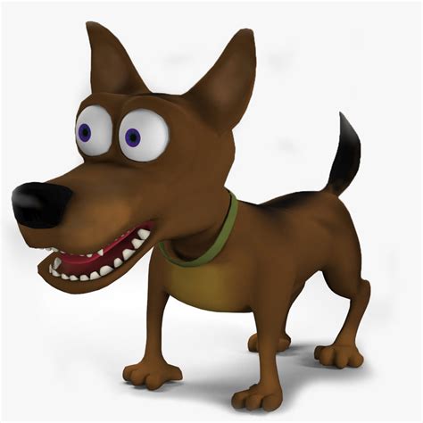 dog cartoon 3d model