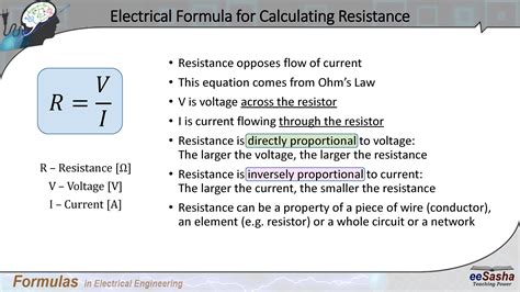 Electrical Formula for Calculating Resistance – eeSasha Electrical Engineering Courses