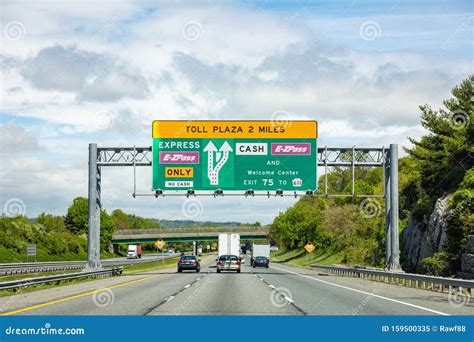 Road Signs on the Highway. Pennsylvania US Editorial Image - Image of ...