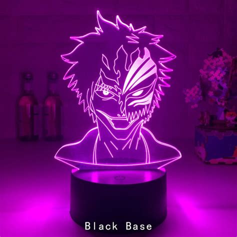 Bleach Ichigo Hollow Mask 3D Figure Led Anime Lamp