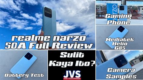 realme narzo 50A Full Review - Filipino | Camera Samples | Battery Test | Benchmark Test | - YouTube