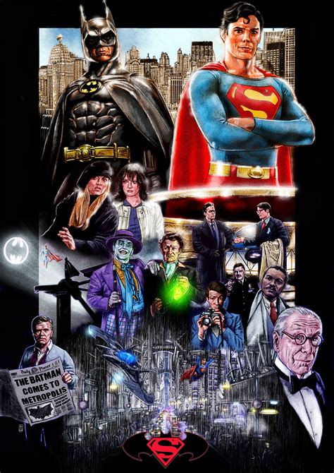 Batman v Superman (via 1989) by Kieran Madden : r/superman