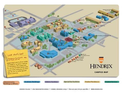 Hendrix College Campus Map - College Map