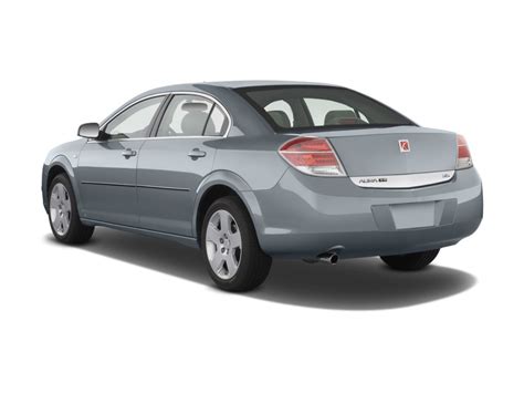 Image: 2009 Saturn Aura 4-door Sedan I4 XE Angular Rear Exterior View, size: 1024 x 768, type ...