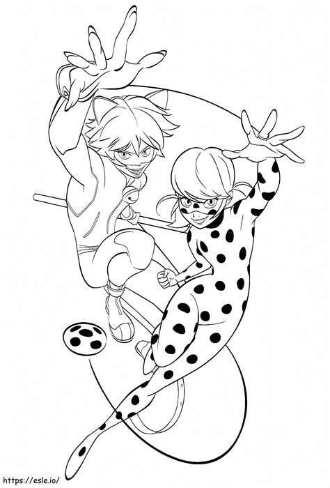 Miraculous: Ladybug and Cat Noir Coloring Pages (Free Printable PDFs) Cat noir coloring page at ...