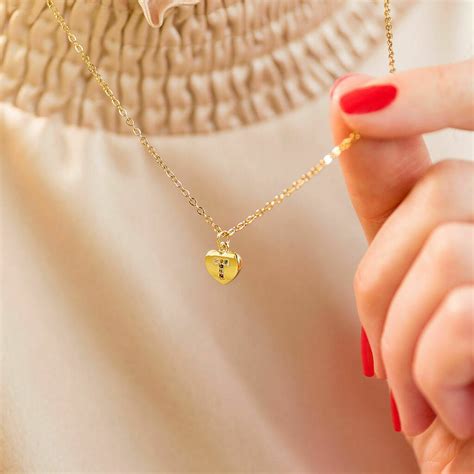 Gold Plated Heart Necklace With Rainbow Alphabet Letter By Joy by Corrine Smith