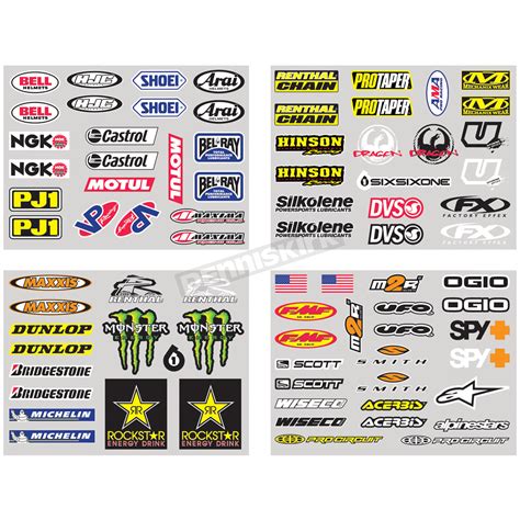 Motocross Sponsor Logos