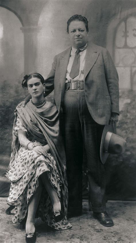 Frida Kahlo, and Diego Rivera, on their wedding day, 1929 | Frida and ...