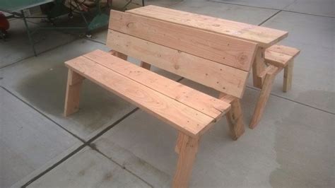 How to Make a DIY Convertible Picnic Table That Folds Into a Bench Sea | Hometalk