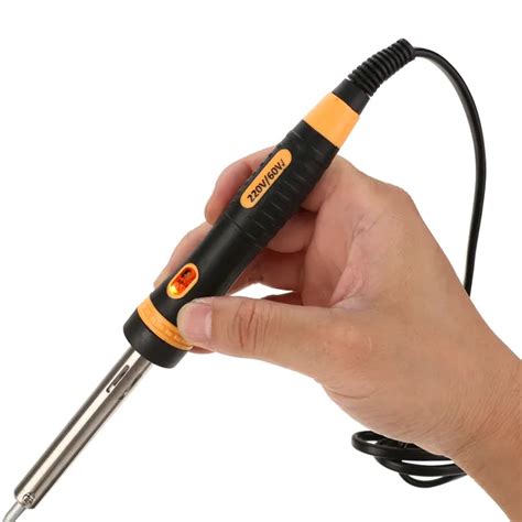 60W Electric Soldering Iron Temperature Adjustable Electric Mini Handle Heat Pencil Solder Irons ...