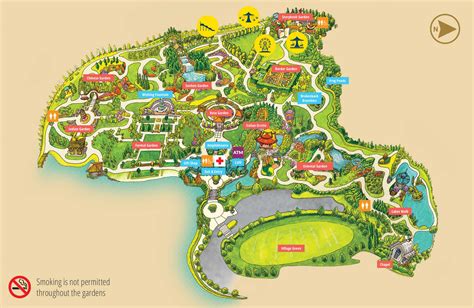 Gardens Map - Hunter Valley Gardens