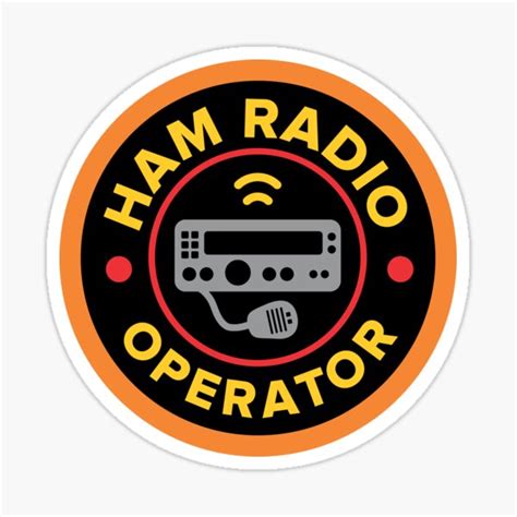 "Amateur Ham Radio Operator Decal" Sticker for Sale by RadioNetwork ...