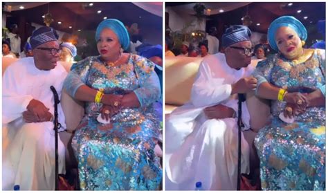 Reactions trail video of Wizkid's parents gossipping at a Lagos wedding - Kemi Filani News