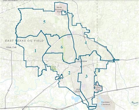 Council District Map | Longview, TX