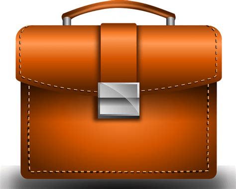 Brown Leather Briefcase clipart. Free download transparent .PNG | Creazilla
