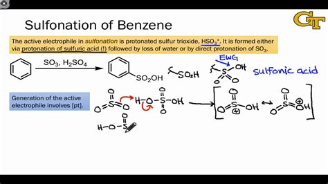 35.02 Sulfonation of Benzene - YouTube