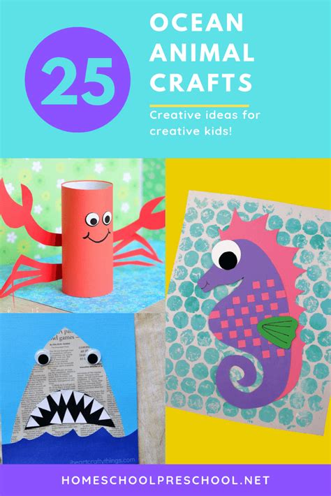 25 Adorable Ocean Animals Crafts for Kids of All Ages