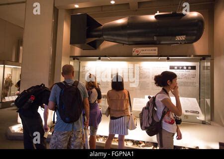 Exhibits inside the Hiroshima Peace Memorial Museum, Hiroshima, Japan Stock Photo - Alamy