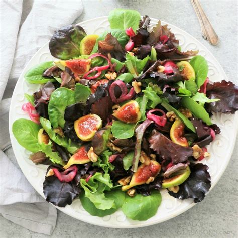 Fresh Fig & Baked Brie Salad | A Salad For All Seasons.com | Salad, Fresh figs, Good food