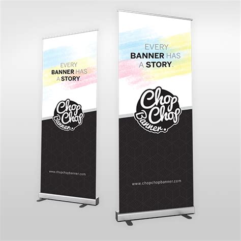 Pull Up Banner Product | Budget | Chop Chop Banner