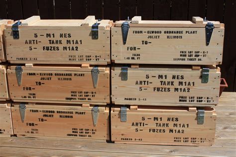 WWII BOXES WEAPON RELATED | Crates, Ammo box, Military box