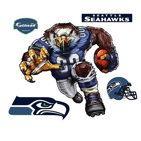 Seattle Seahawks: Sinister Seahawk - Giant Officially Licensed NFL ...