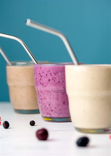 Protein Smoothies 3 Ways - SO VEGAN