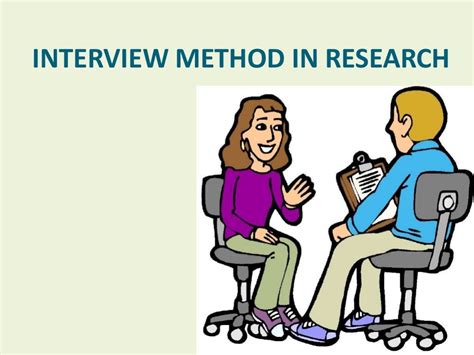 Interview method in research