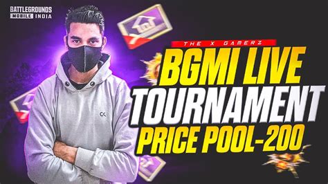 BGMI LIVE CUSTOM ROOM & BGMI TOURNAMENT LIVE 200RS PRIZE POOL - YouTube