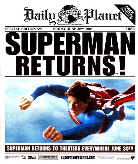 Daily Planet Special Edition: Superman Returns! (Volume) - Comic Vine