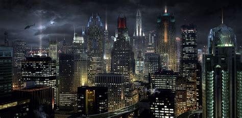 Gotham City Skyline Related Keywords & Suggestions - Gotham City ...