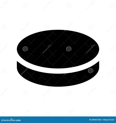 Hockey Puck Icon Vector. Hockey Illustration Sign. Sport Symbol or Logo Stock Vector ...