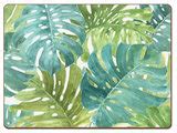 Cork-Back Hardboard Placemats Tropical Palm Set of 4 - Tropical - Placemats - by J.Mark Kitchen ...