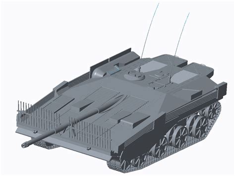 Strv 103 inspired model by Ryanlj on DeviantArt