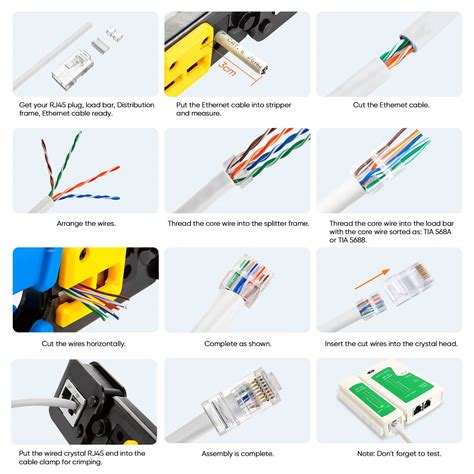 CAT7 20 Piece Package Certicable RJ45 Shielded Crimp Connector For Cat6 ...